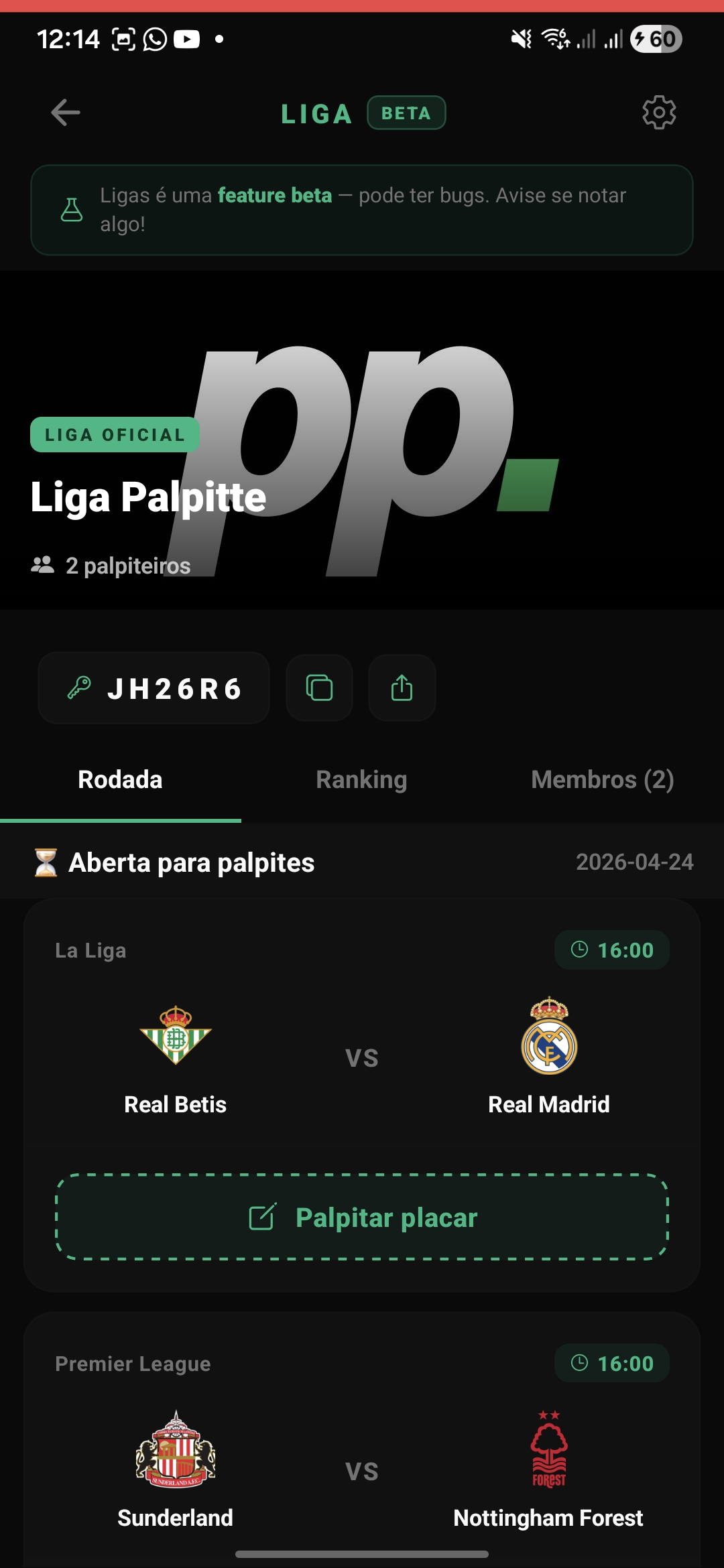 Liga oficial
